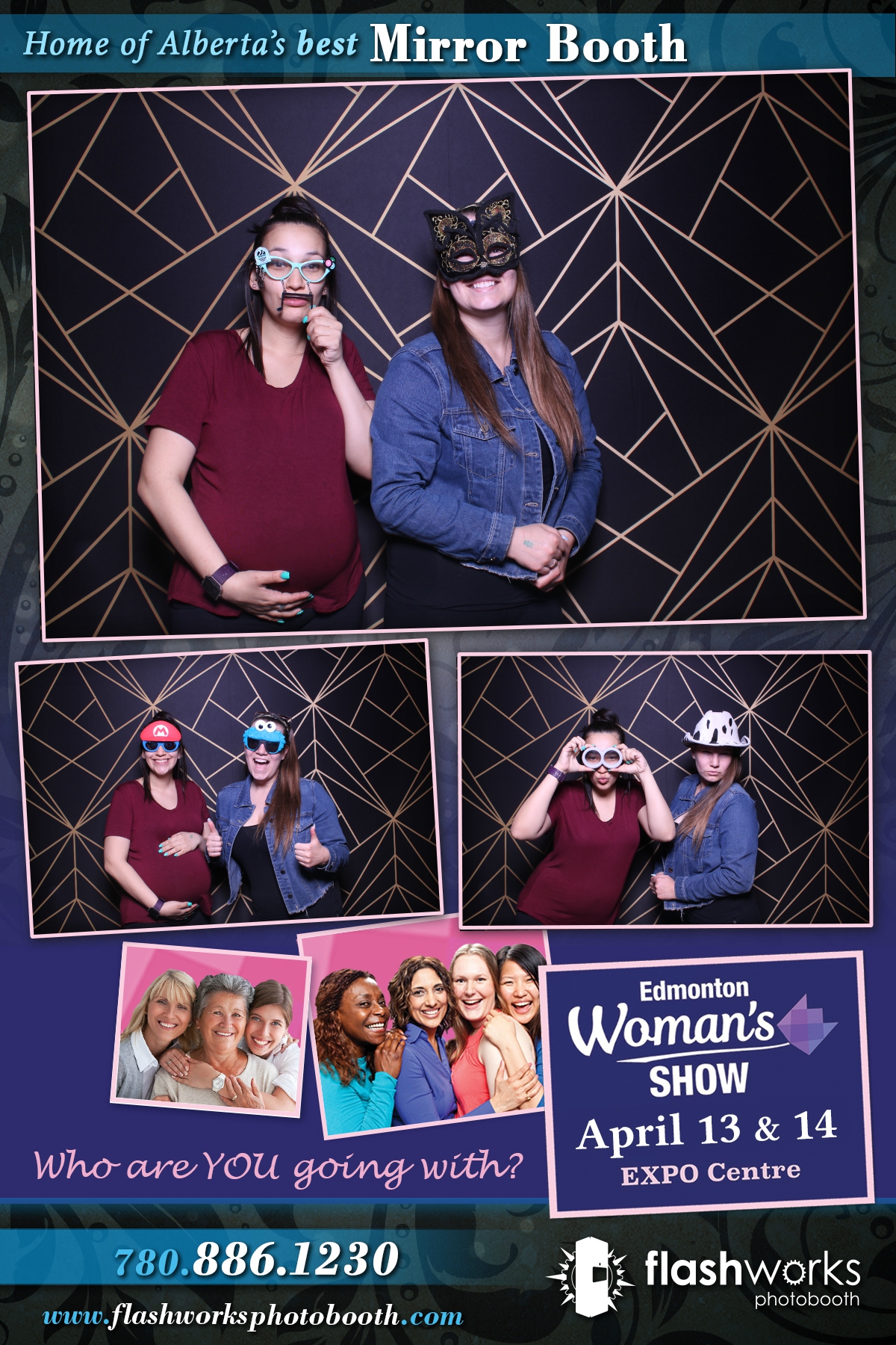 Spring Edmonton Woman's Show 2019 | View more photos from the event at gallery.flashworksphotobooth.com/u/FlashworksPhotoboothInc/Spring-Edmonton-Womans-Show-2019